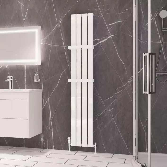 Eastbrook Deddington 1800 x 310 Radiator Gloss White