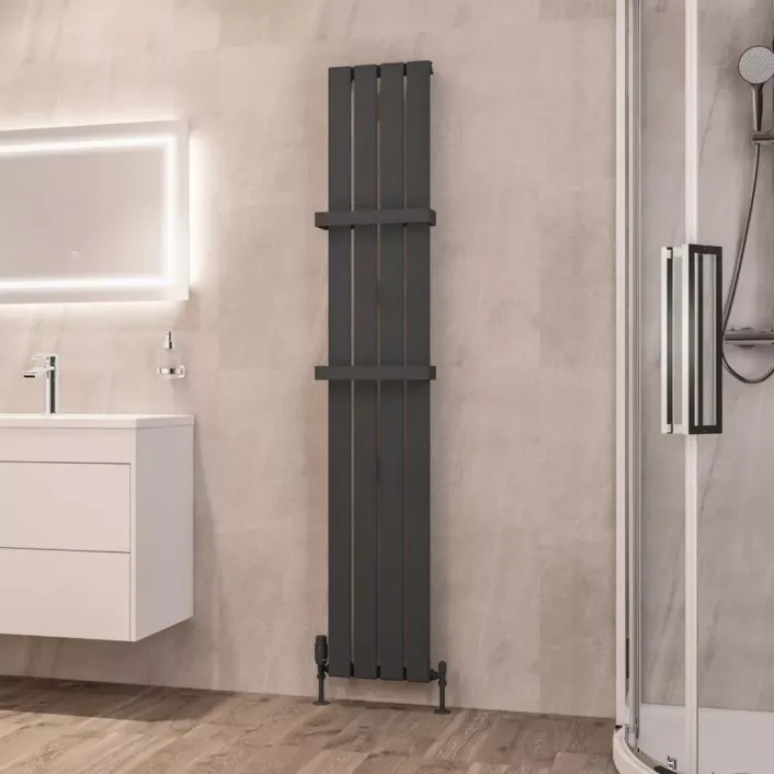 Eastbrook Deddington 1800 x 310 Radiator Matt Anthracite