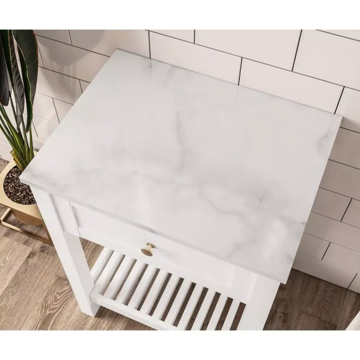 Eastbrook 600mm Quartz Top for Hardwick Washstand (36.2024)