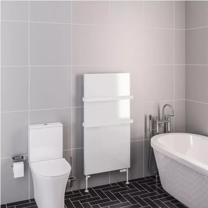 Eastbrook Wingrave 1200 x 610 Flat Panel Radiator Gloss White