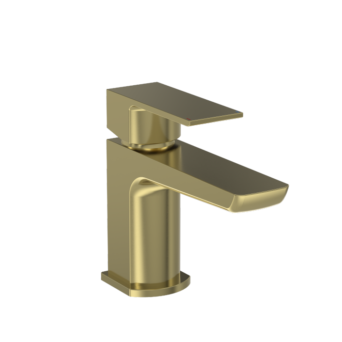 hib. Indra Mini Basin Mixer - Brushed Brass