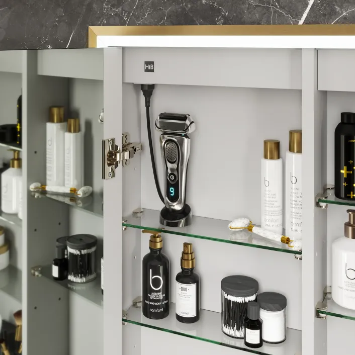 hib. Vanquish Bathroom Cabinet Trim - Brushed Brass