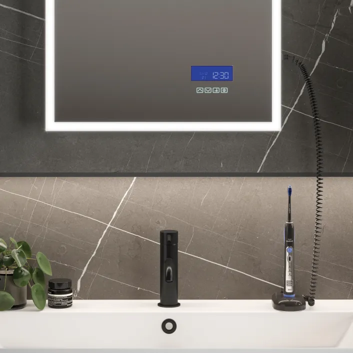 hib. Globe Plus - Bluetooth LED Bathroom Mirror