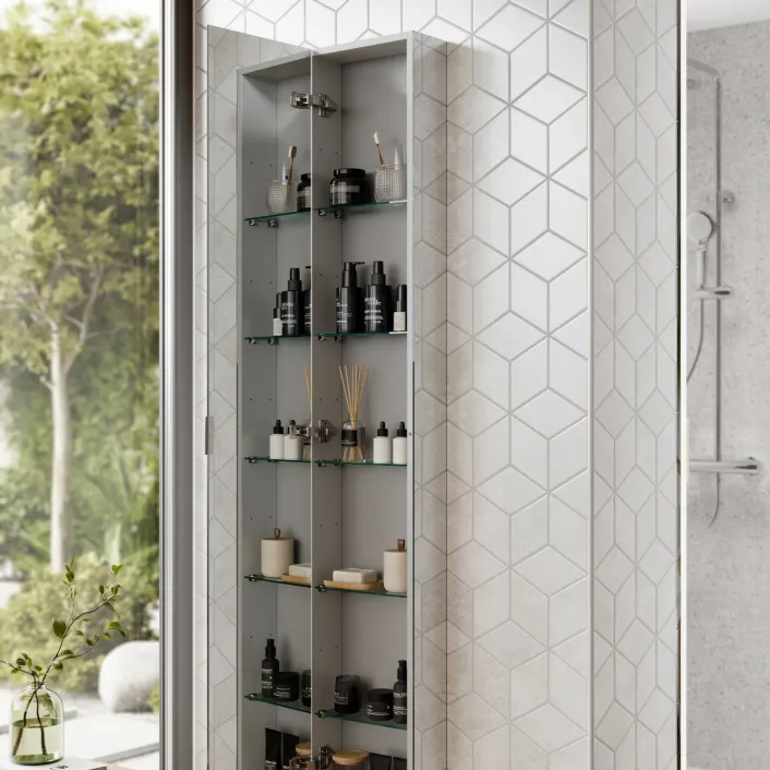 hib. Eris Bathroom Mirrored Cabinet