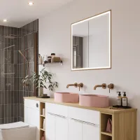 hib. Vanquish Bathroom Cabinet Trim - Brushed Bronze
