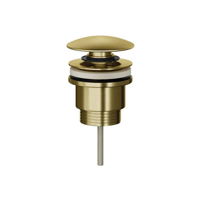 hib. Click-clack Basin Waste - Brushed Brass