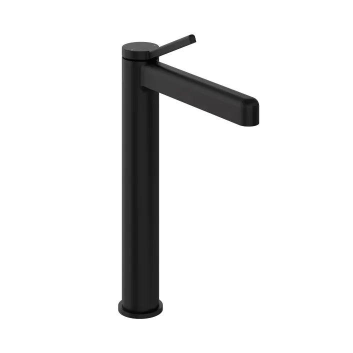 hib. Madox Tall Mono Basin Mixer - Matt Black