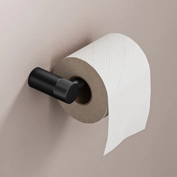 hib. Zepto Toilet Roll Holder - Black