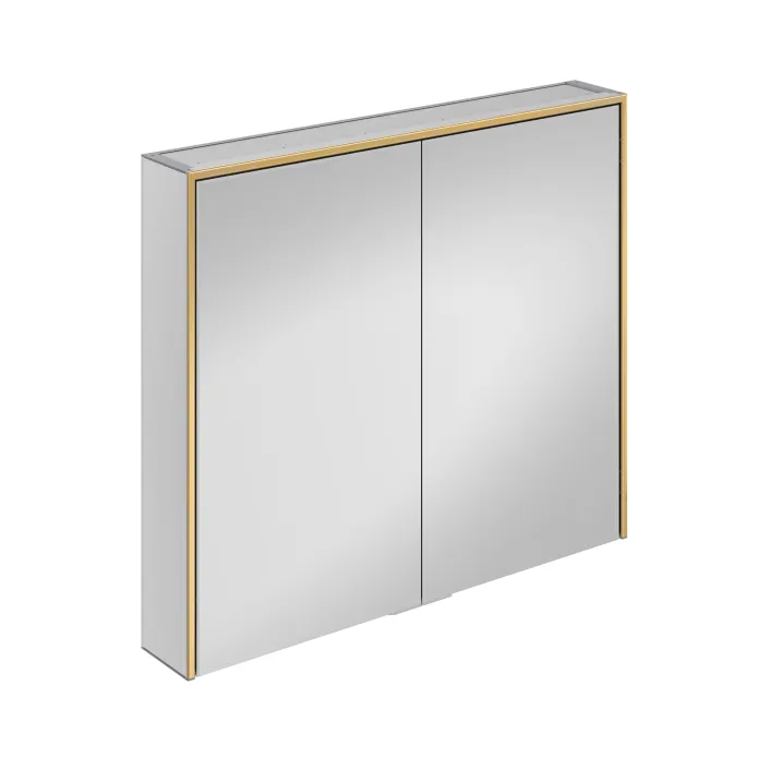 hib. Odelle Cabinet - Brushed Brass Trim
