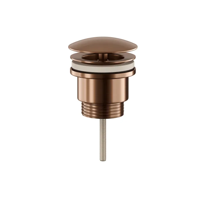 hib. Free Flowing Basin Waste - Brushed Bronze