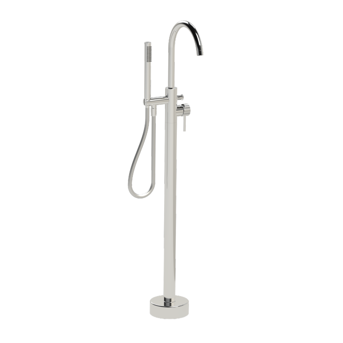 hib. Atlas Luxe Floorstanding Bath Shower Mixer - Chrome