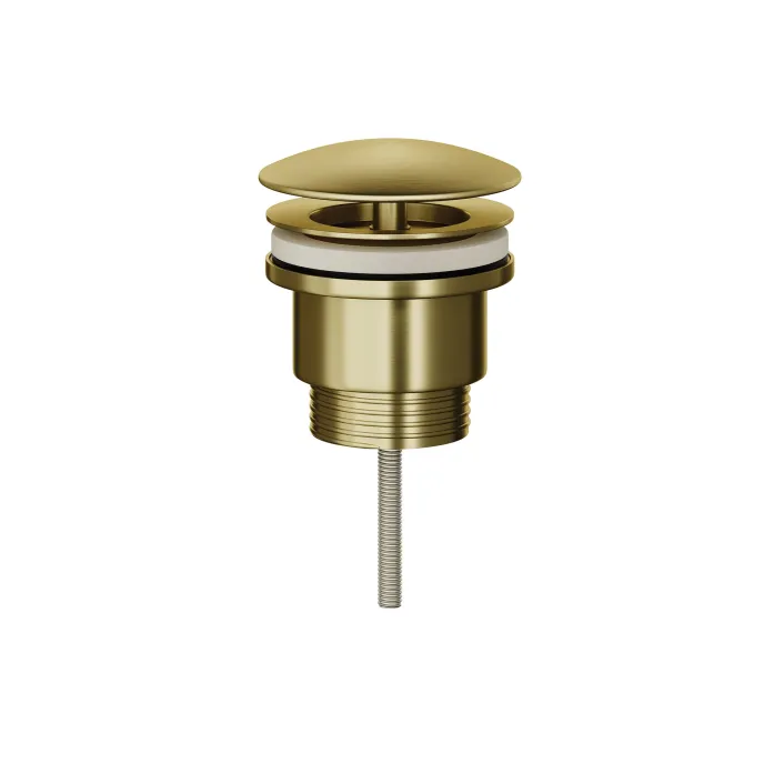 hib. Free Flowing Basin Waste - Brushed Brass