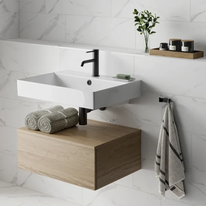 hib. Blend Bathroom Units - Sherwood Oak