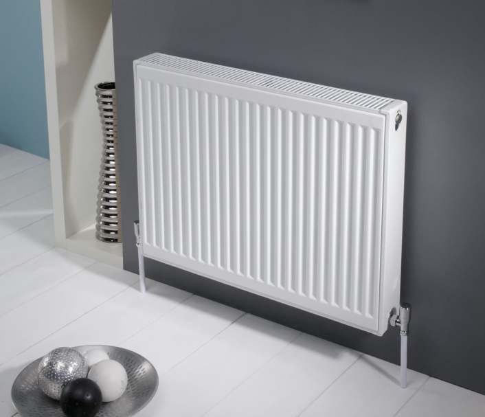 Kartell Krad Type 21 Central Heating Radiator 40x40cm White