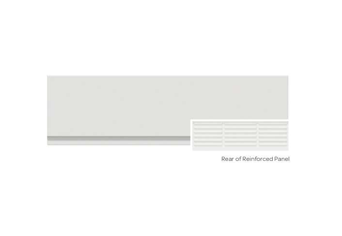 Kartell Sonic Reinforced Bath Front Panel 1700mm White