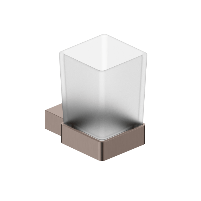 Scudo Sienna Tumbler Holder, Brushed Bronze