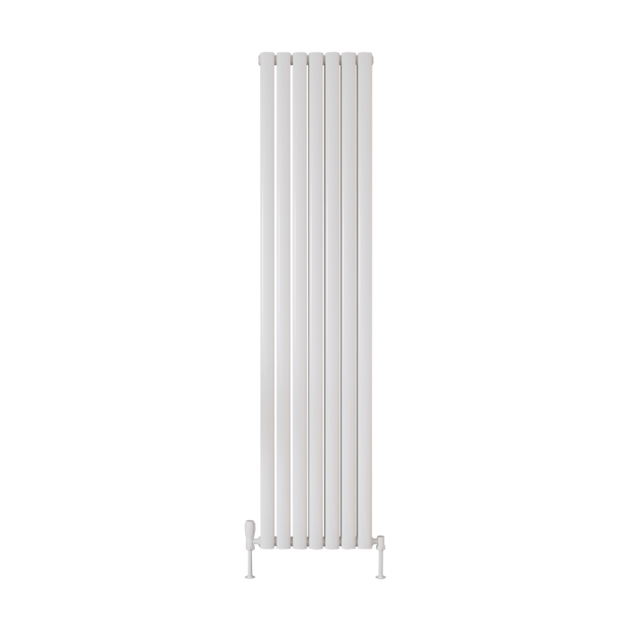 Scudo Apex Designer Radiator, Double Panel, 1800 x 236mm — Anthracite