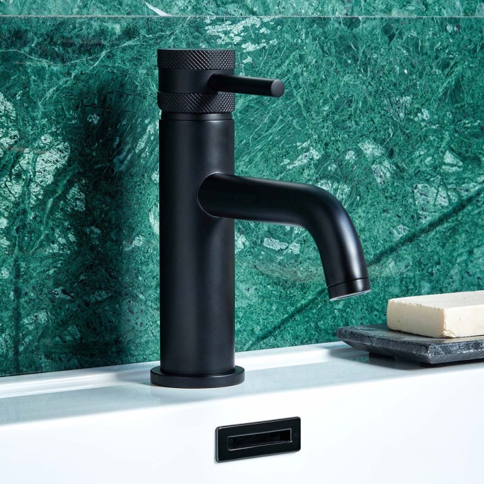 Scudo Core Mono Basin Mixer, Black