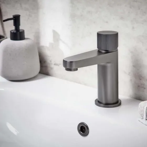 Scudo Koko Mono Basin Mixer, Gunmetal