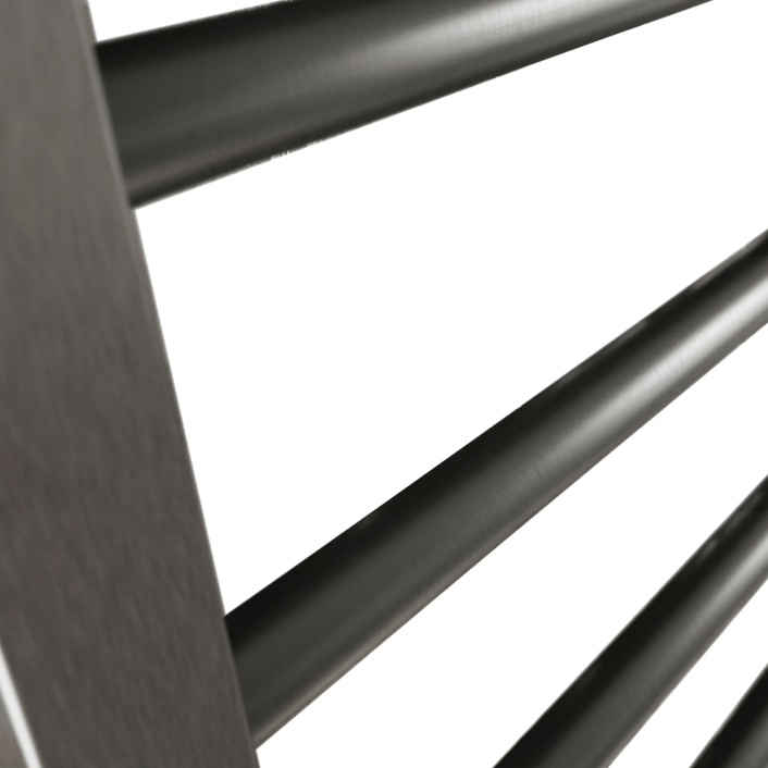 Scudo Vibe Towel Rail, 1200 x 500 — Brushed Brass