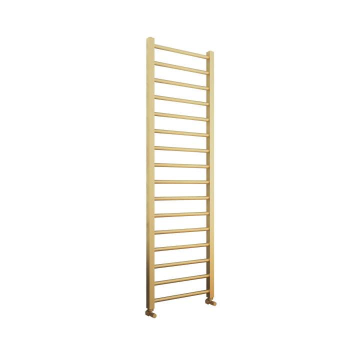 Scudo Vibe Towel Rail, 1200 x 500 — Brushed Brass