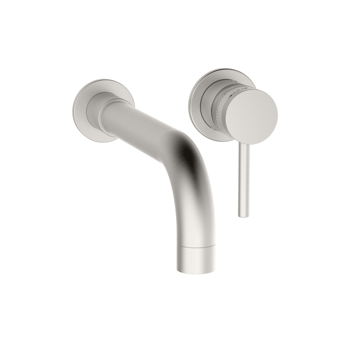 Scudo Core Wall Mounted Basin Tap & Filler, Brushed Bronze