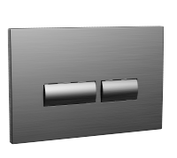 Scudo Graphite™ Square Flush Button – Gunmetal