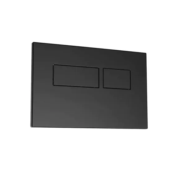 Scudo Noir™ Square Flush Button – Matte Black
