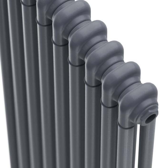 Scudo Foundry Column Radiator, 2 Column, 11 Sections, 1800 x 515mm — White