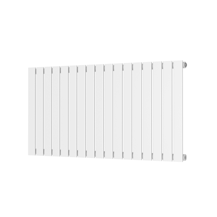 Scudo Bravo Designer Radiator, Single Panel, 600 x 410mm — White