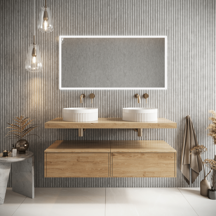 Scudo Aurevia 575x360x116mm Countertop Basin – Gloss White