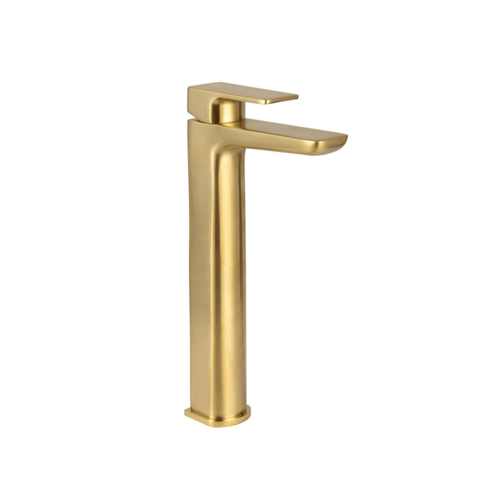 Scudo Muro High Riser Basin Mono Mixer, Chrome