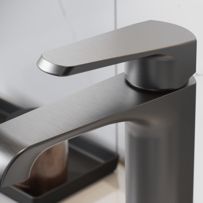 Scudo Montana Basin Mono Tap, No Waste, Chrome