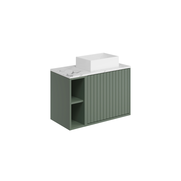 Scudo Alfie Carrara Worktop — 790 x 395 x 12mm