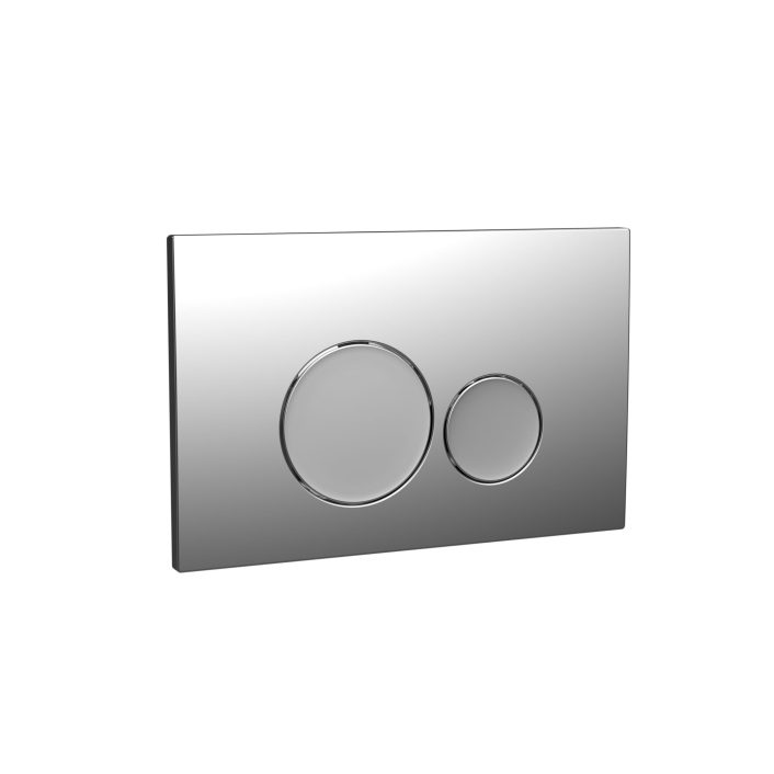 Scudo Linea™ Round Flush Button – Chrome