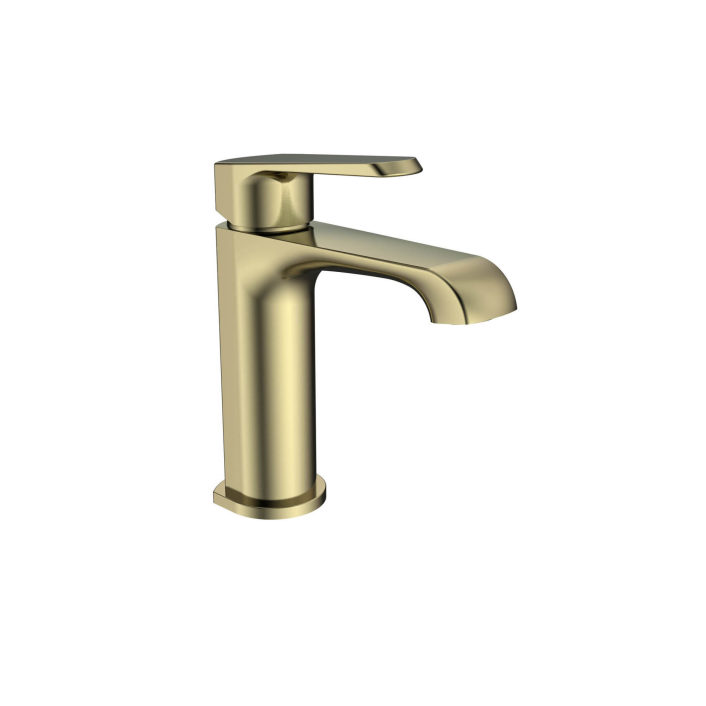 Scudo Montana Cloakroom Mono Tap, No Waste, Brushed Brass
