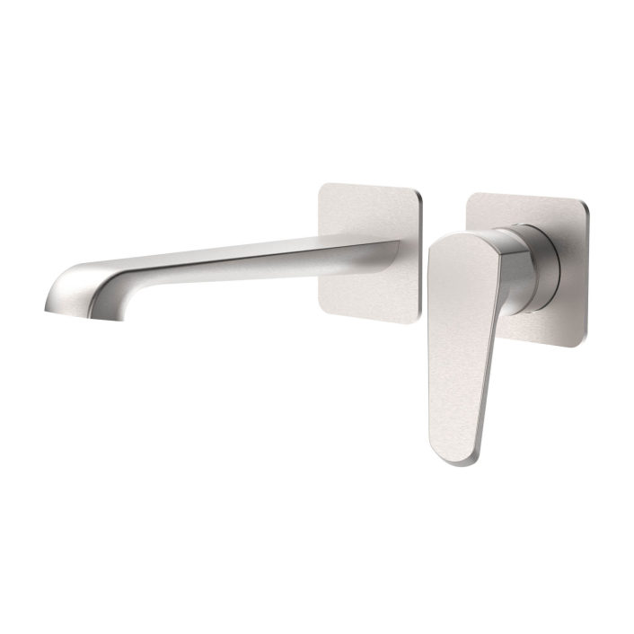 Scudo Montana Wall Mounted Basin Filler, Brushed Nickel