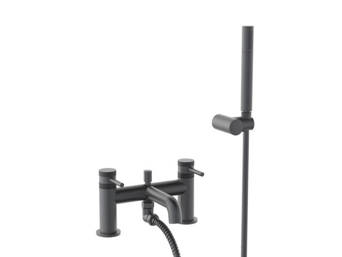 Scudo Core Bath Shower Mixer, Gunmetal