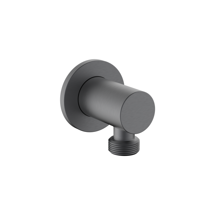 Scudo Rainford Round Outlet Elbow, Gunmetal