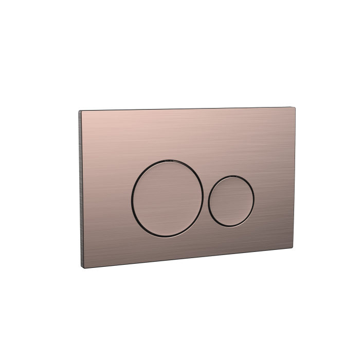 Scudo Bronze Élégance™ Round Flush Button – Brushed Bronze