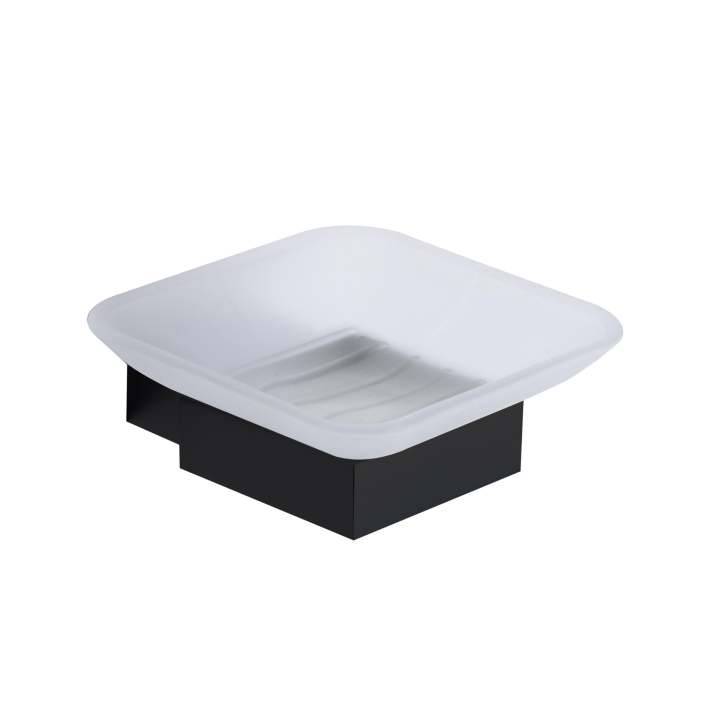 Scudo Ravenna Soap Dish Holder, Black