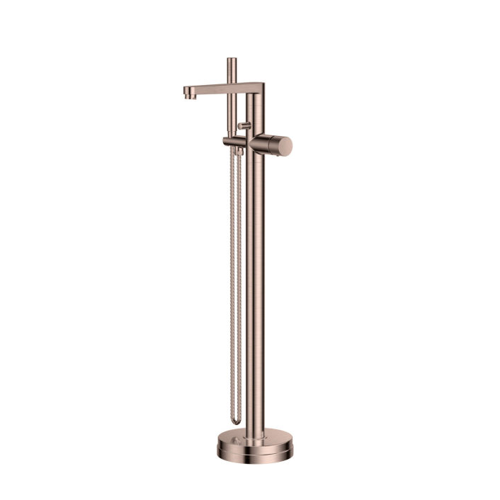 Scudo Koko Freestanding Basin Mixer, Brushed Bronze