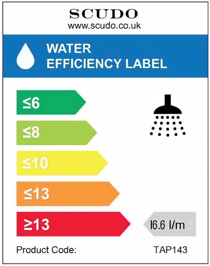 Scudo Lanza Bath Shower Mixer, Chrome, with Shower Kit & Wall Bracket