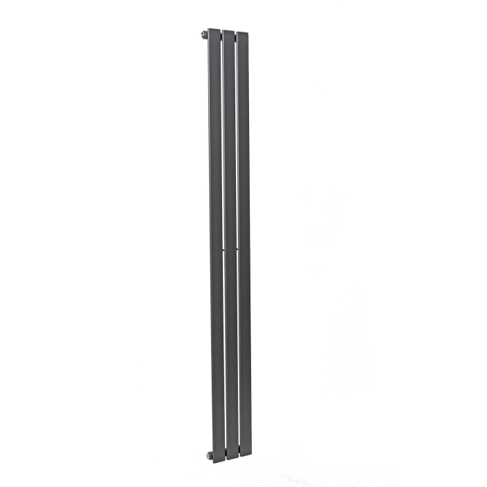 Scudo Bravo Designer Radiator, Single Panel, 1800 x 204mm — Anthracite