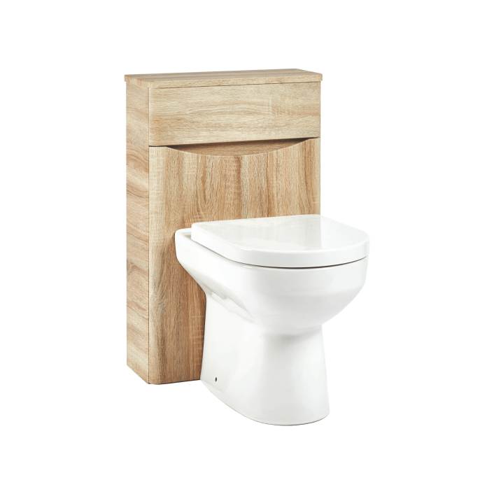 Scudo Bella WC Unit, Gloss White — 500mm