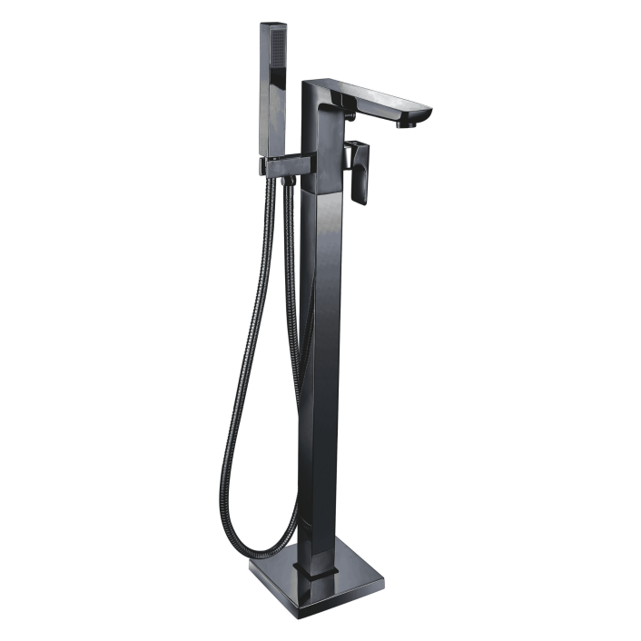 Scudo Muro Freestanding Bath Shower Mixer, Chrome