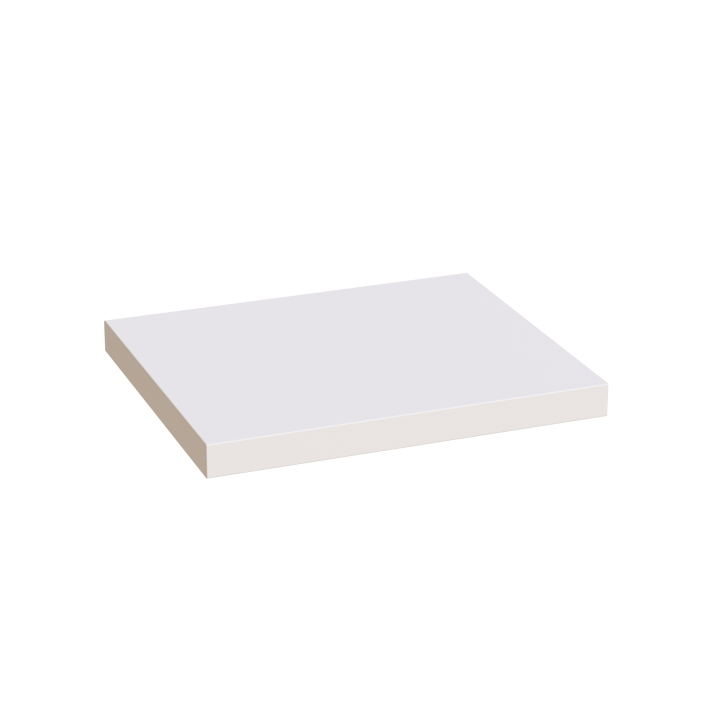 Scudo Shelph Basin Shelf, Matt White, Shelf Only — 600mm