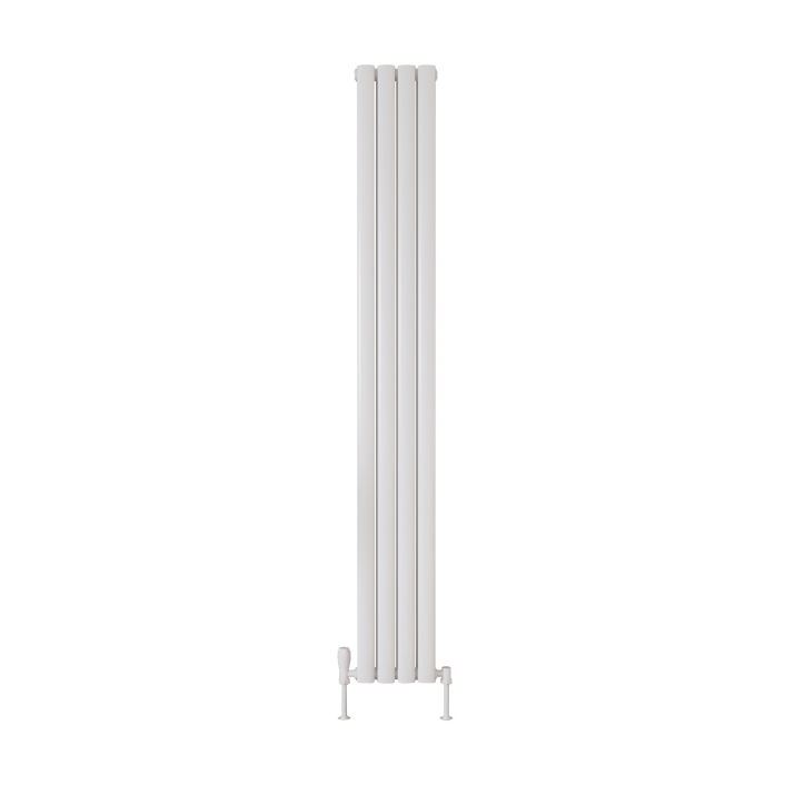 Scudo Apex Designer Radiator, Double Panel, 1800 x 236mm — Anthracite