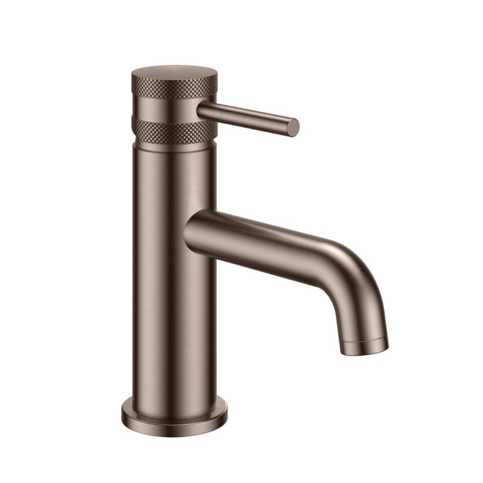 Scudo Core Mono Basin Mixer, Brushed Bronze