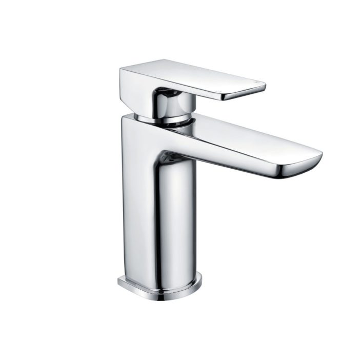 Scudo Muro Mini Mono Basin Mixer, Chrome
